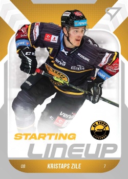Kristaps Zile Litvinov Tipsport ELH 2022/23 SportZoo 2. serie Starting LINEUP #SL-75